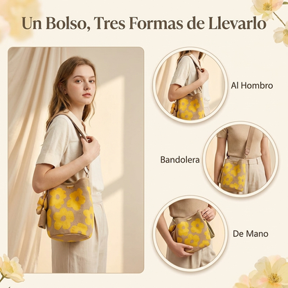 Bolso Crochet Floral